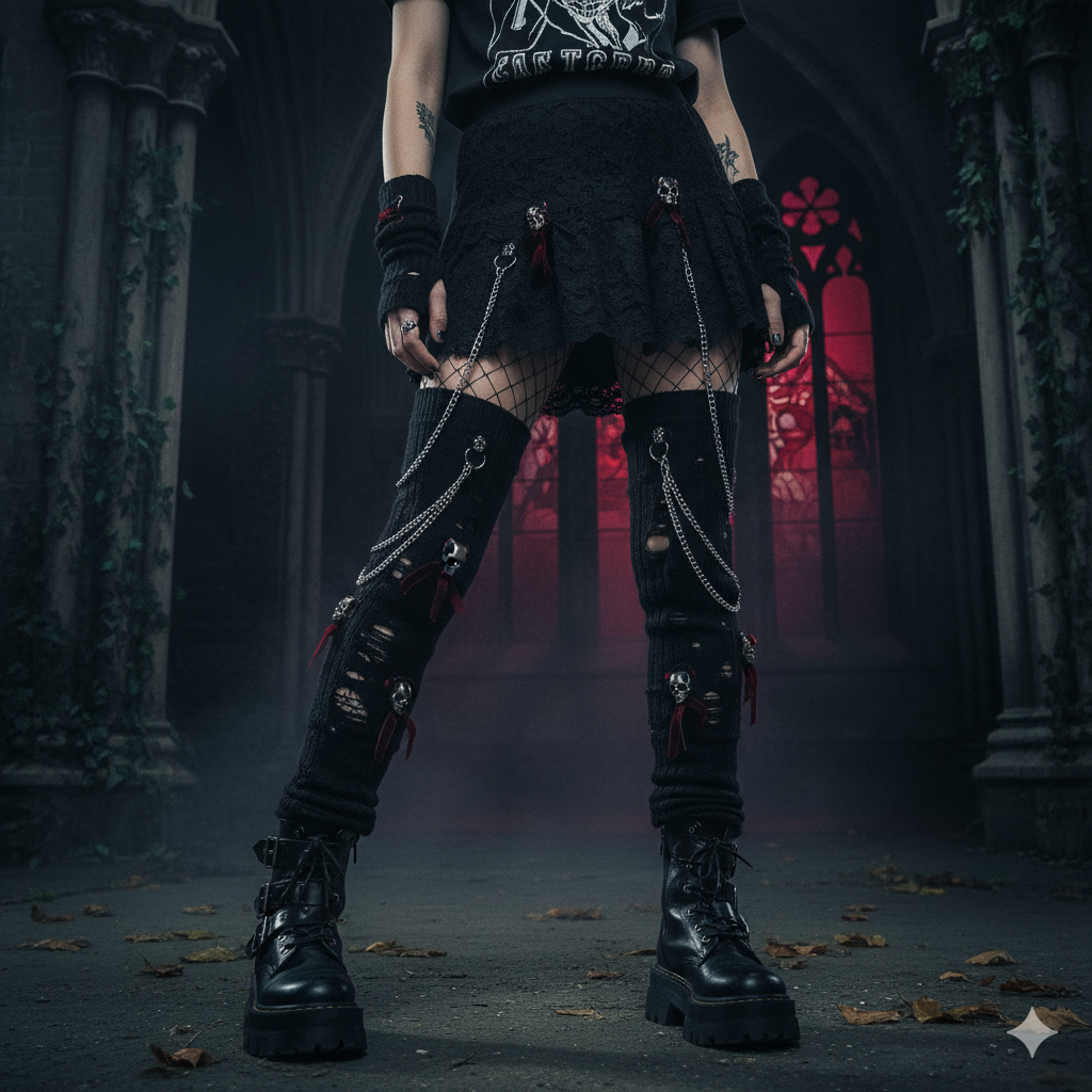 ⚜ ☠ ✦ Goth Leg Warmers: Complete Gothic Style &amp; Fashion Guide
