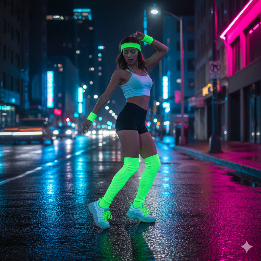 NEON LEG WARMERS: COMPLETE 80S REVIVAL &amp; RAVE STYLE GUIDE