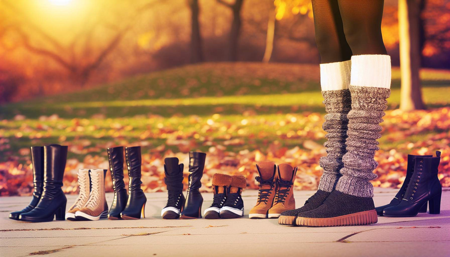 what shoes to wear with leg warmers