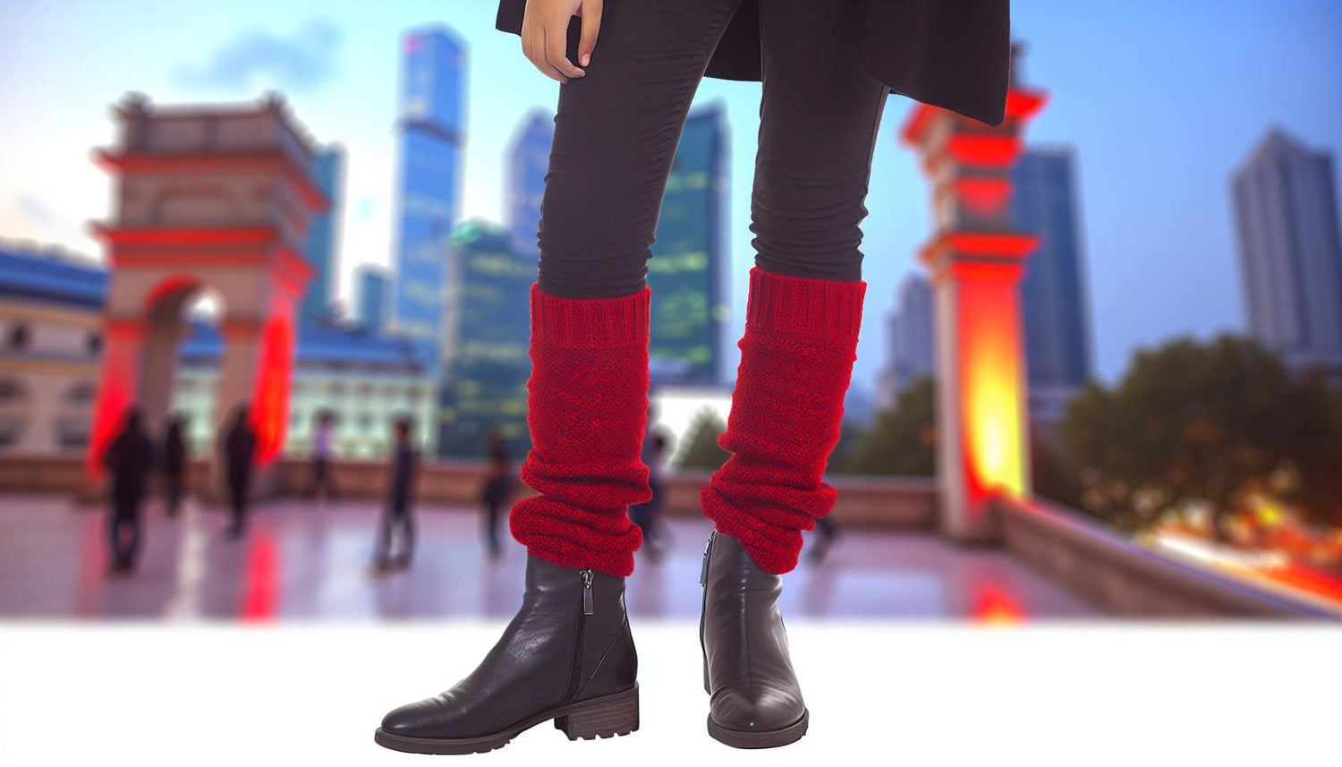 how to style leg warmers