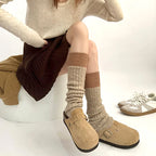 Ballerina Cashmere Leg Warmers - Khaki / One Size