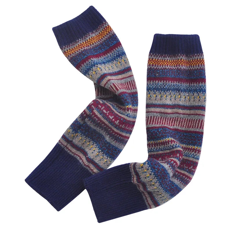 Handmade Wool Leg Warmers - One Size