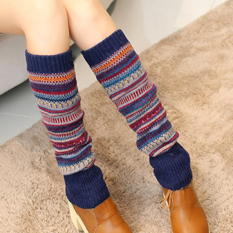 Handmade Wool Leg Warmers - One Size