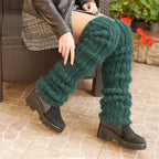 Leg Warmers Chunky - Green / One Size