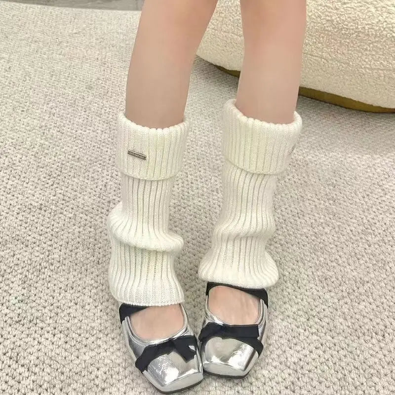 Leg Warmers For Winter - WHITE / One Size