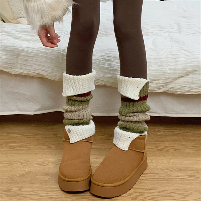 Leg Warmers Wool Uk - Creamy-white