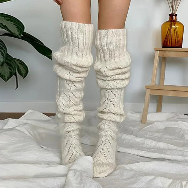 Long Leg Warmers Canada - white / one size