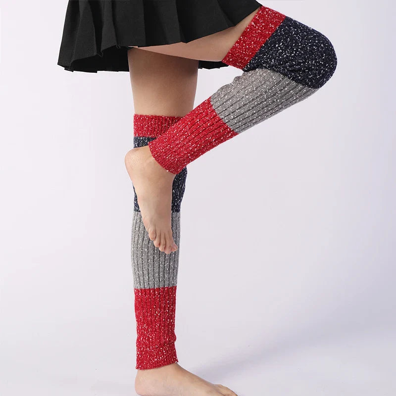 Yoga Thigh High Leg Warmers - One Size